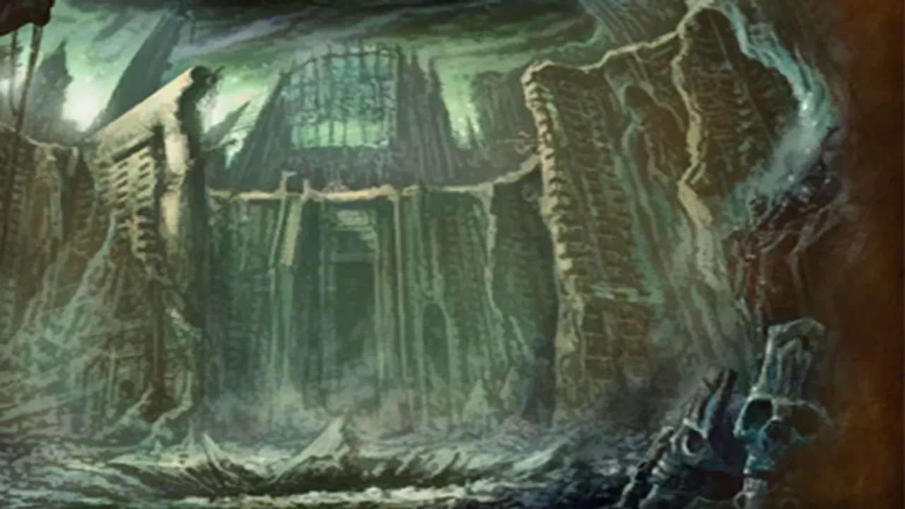 Skulls among the ruins of Auchindoun