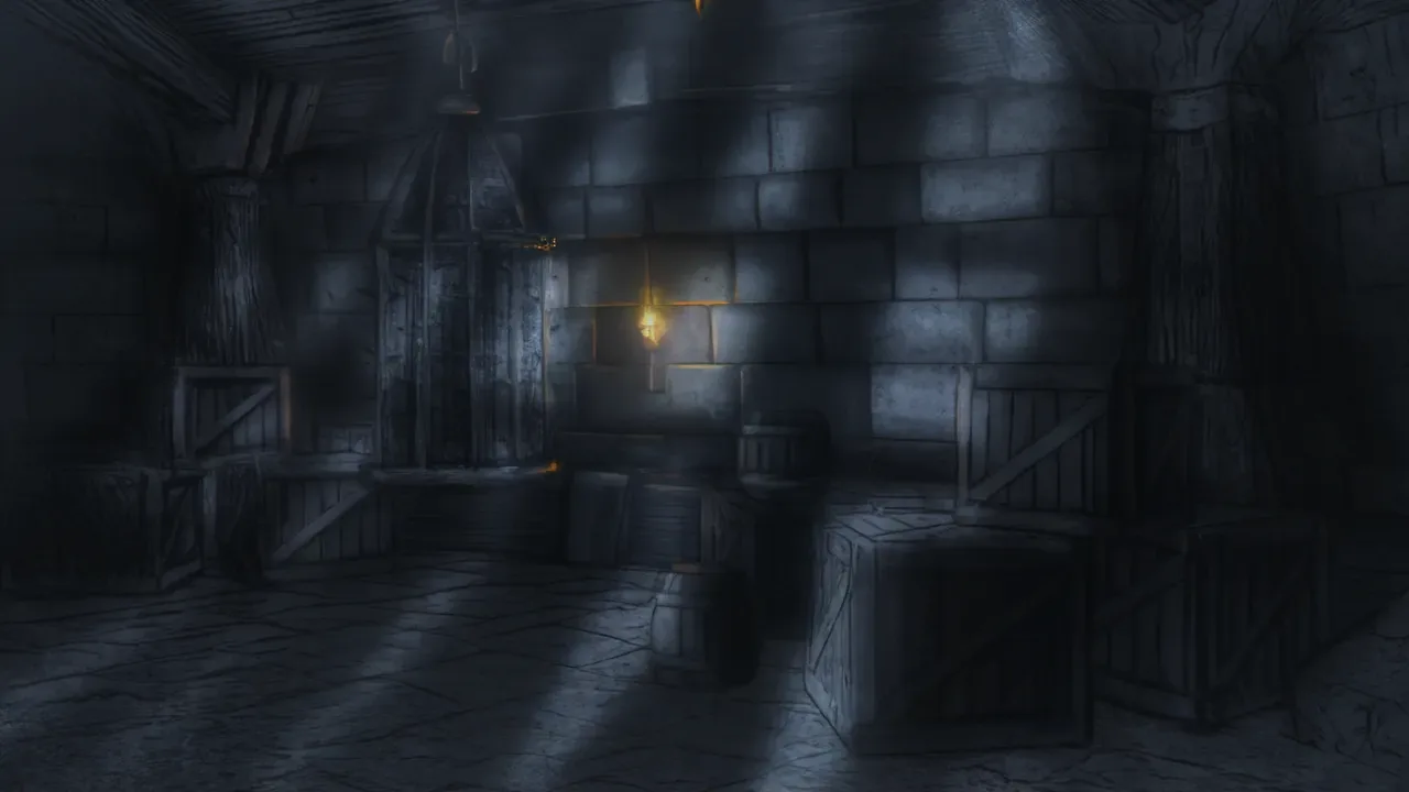 The shadowy cell blocks of the Stormwind Stockade