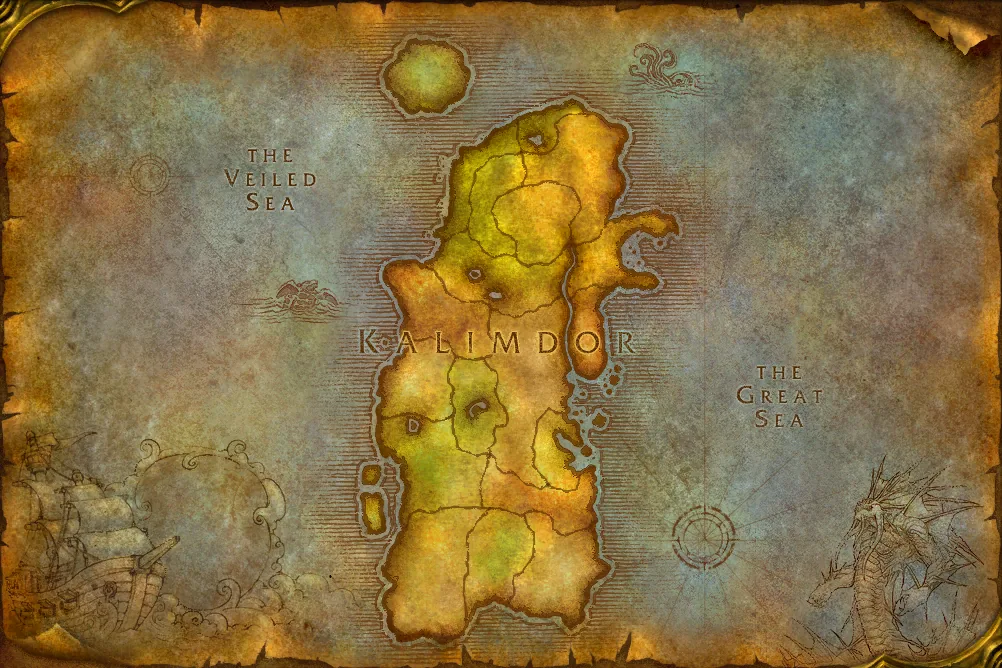Kalimdor map