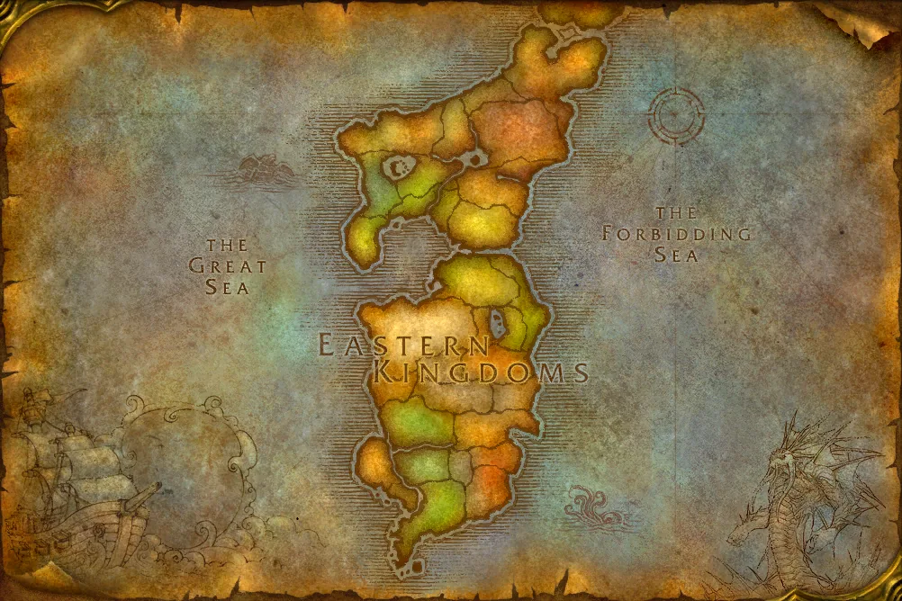 Eastern Kingdoms map