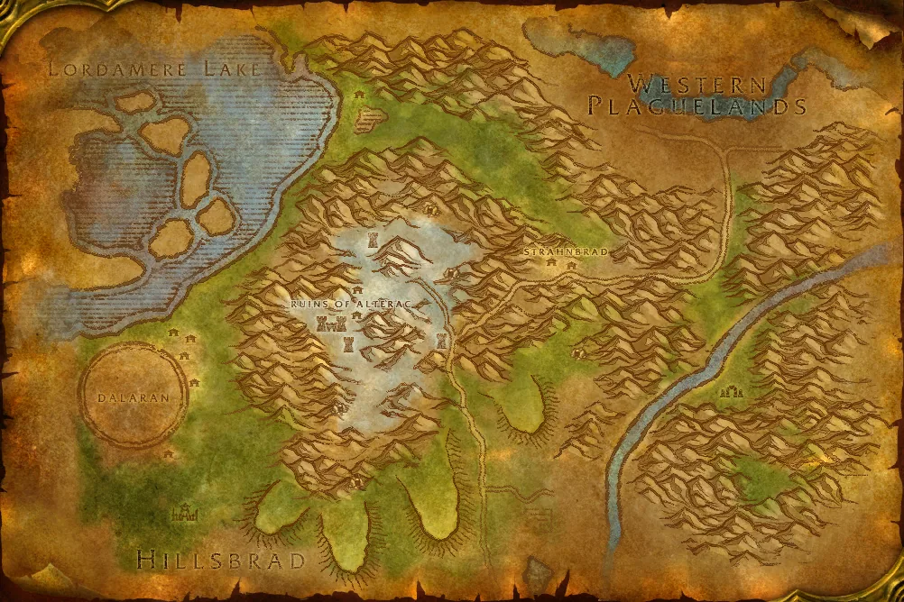 Alterac Mountains map