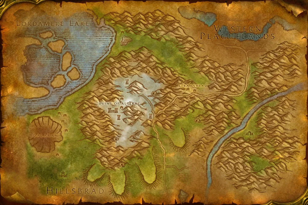 Alterac Mountains map