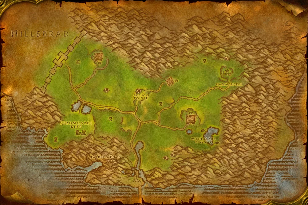 Arathi Highlands map
