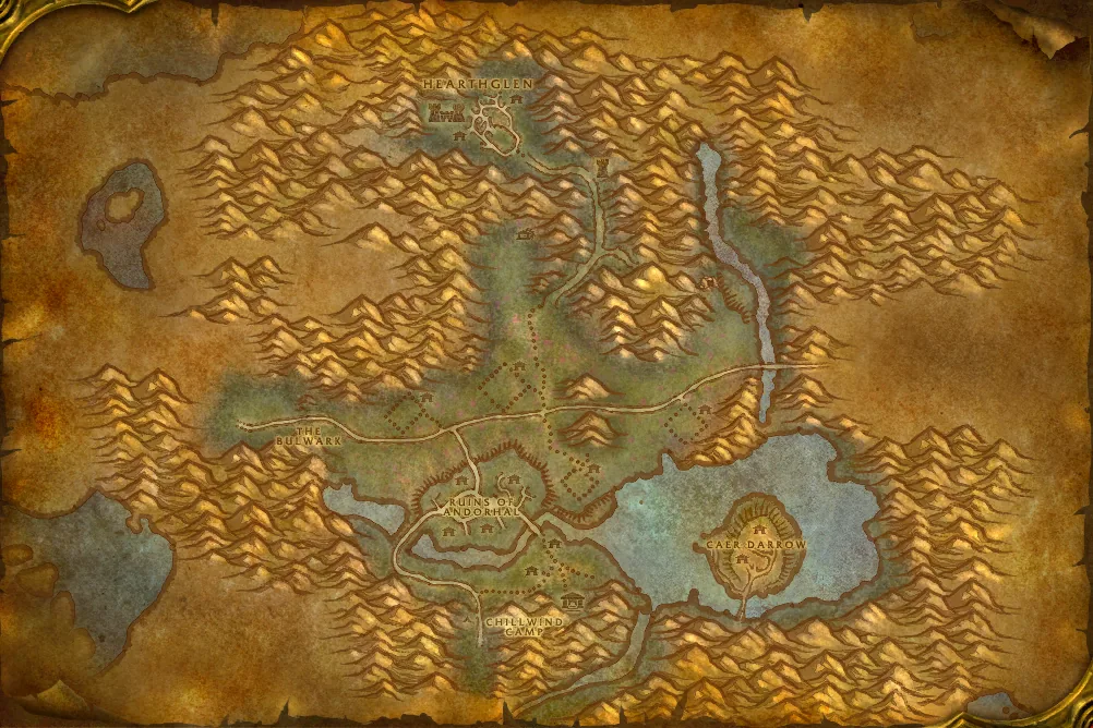 Western Plaguelands map
