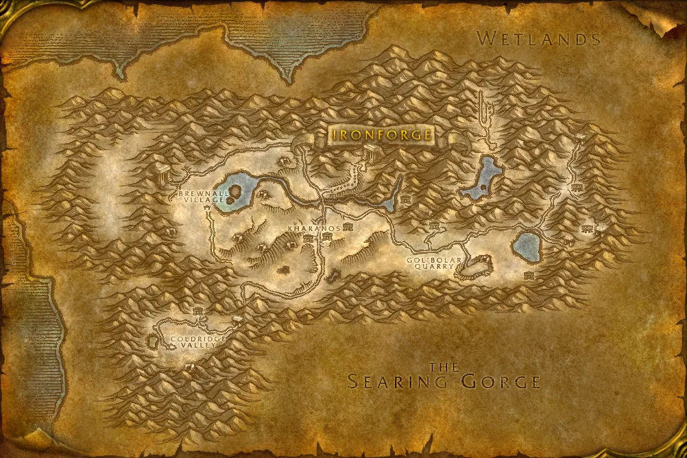 Dun Morogh map