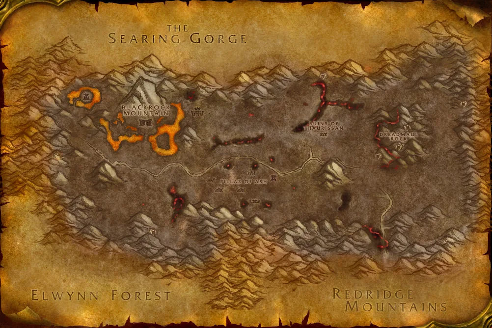 Burning Steppes map