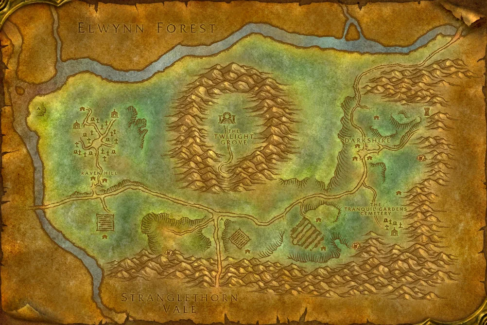 Duskwood map