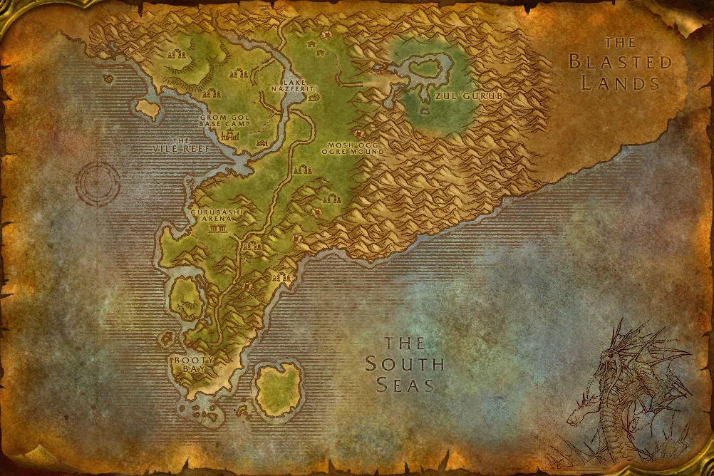 Stranglethorn Vale map