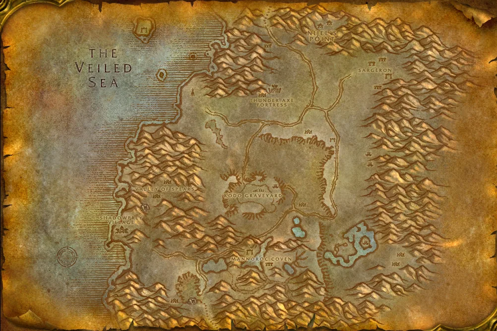 Desolace map