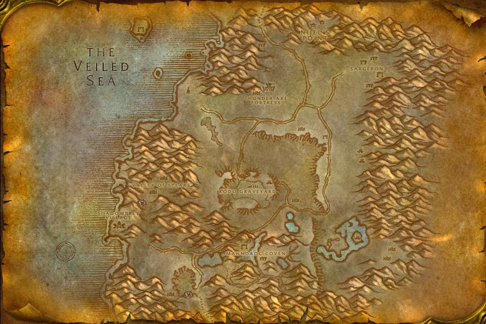 Desolace map