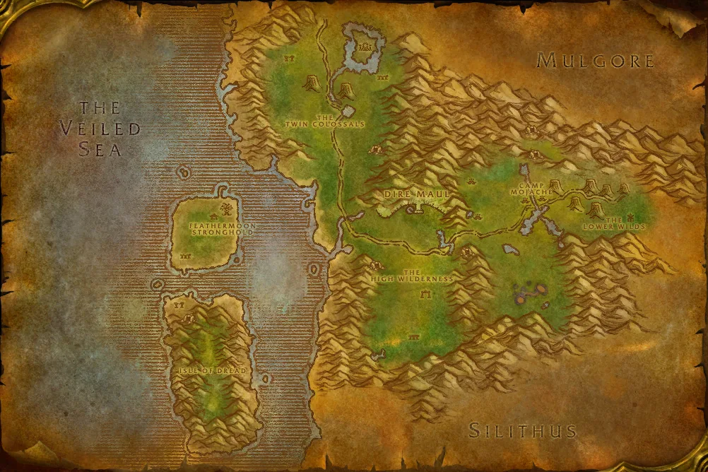Feralas map