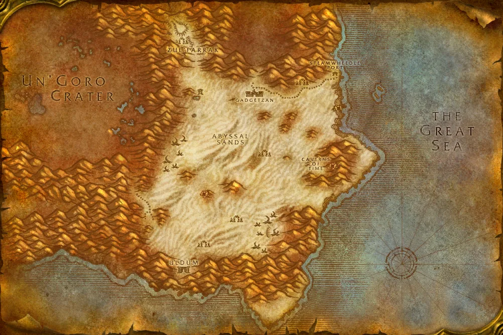Tanaris map