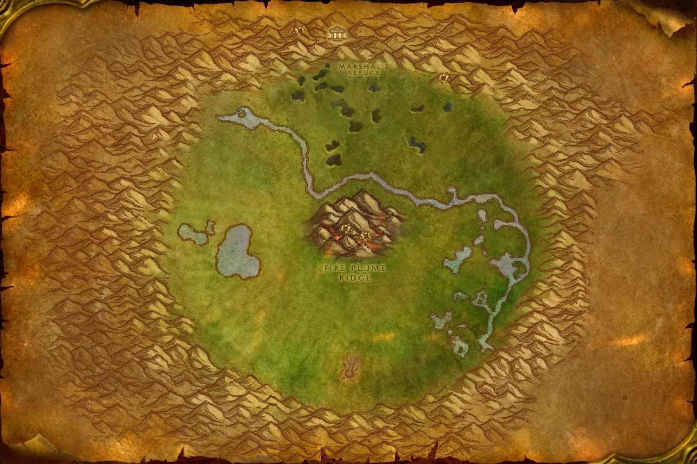 Un'Goro Crater map