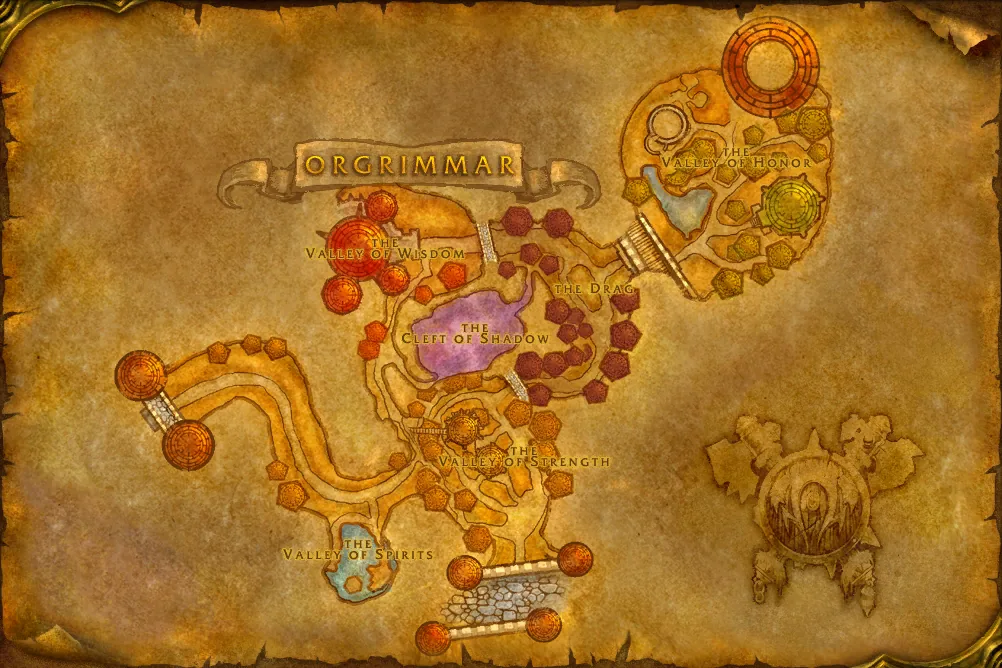 Orgrimmar map