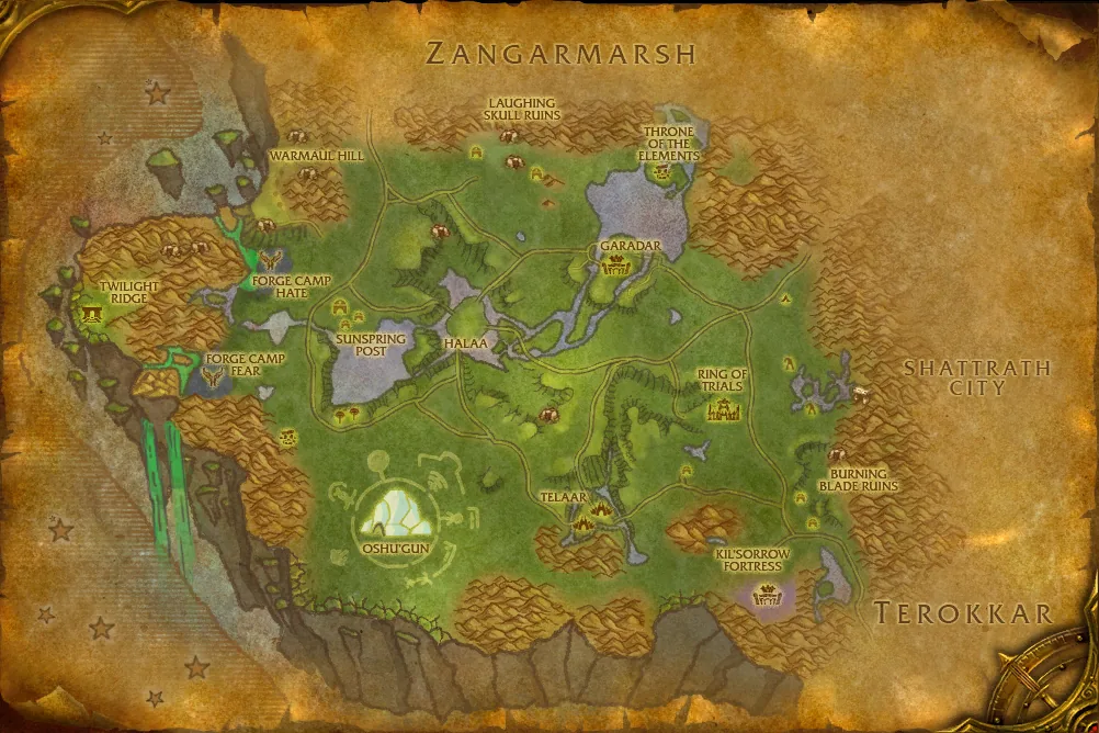 Nagrand map