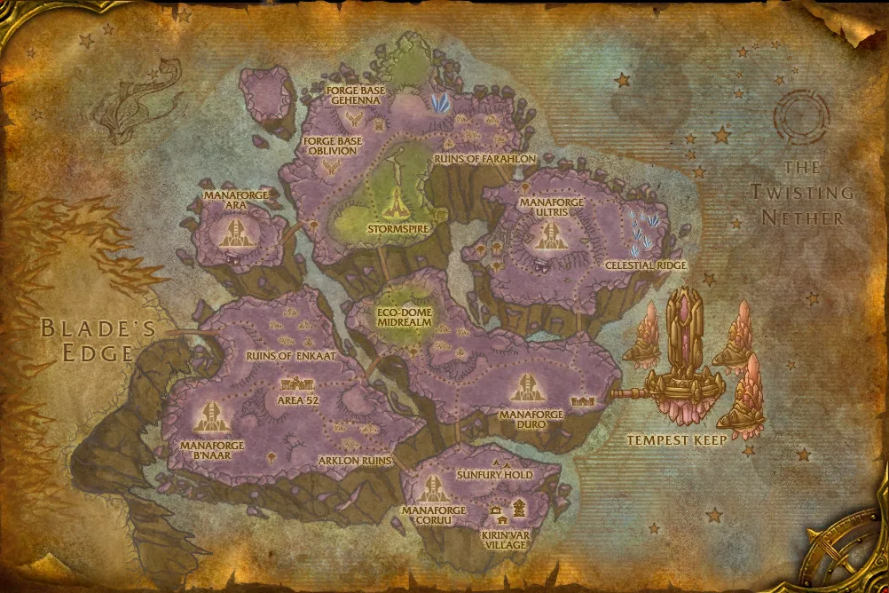 Netherstorm map