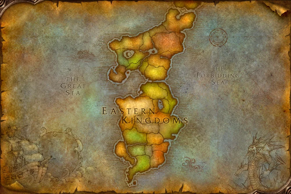 Eastern Kingdoms map