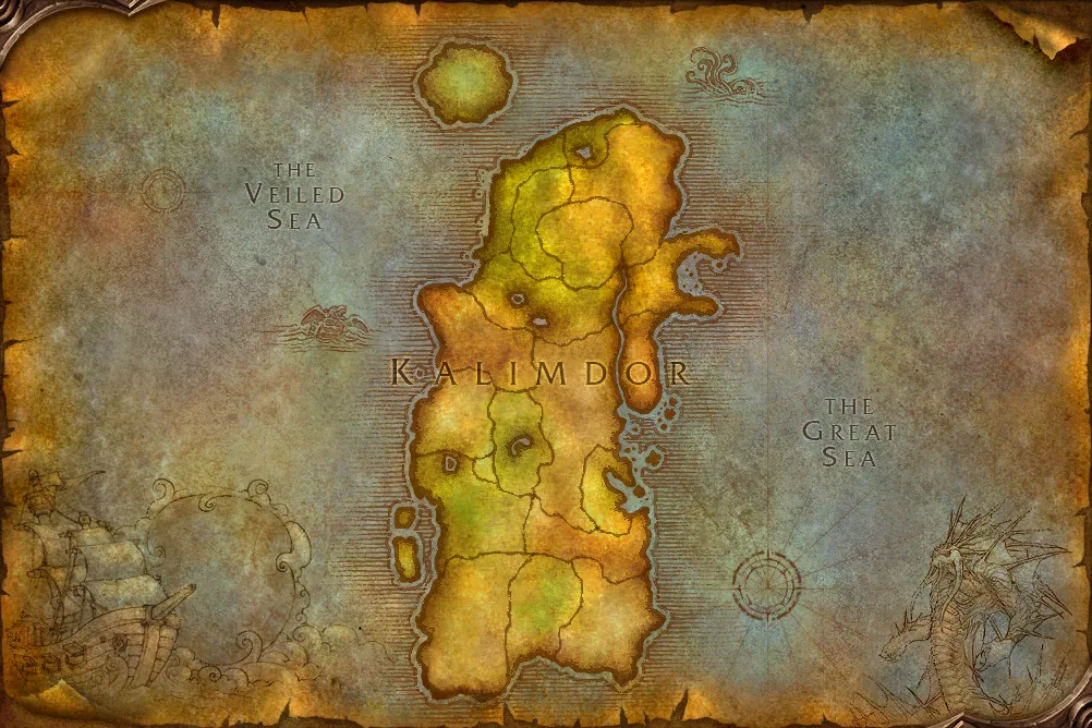 Kalimdor map