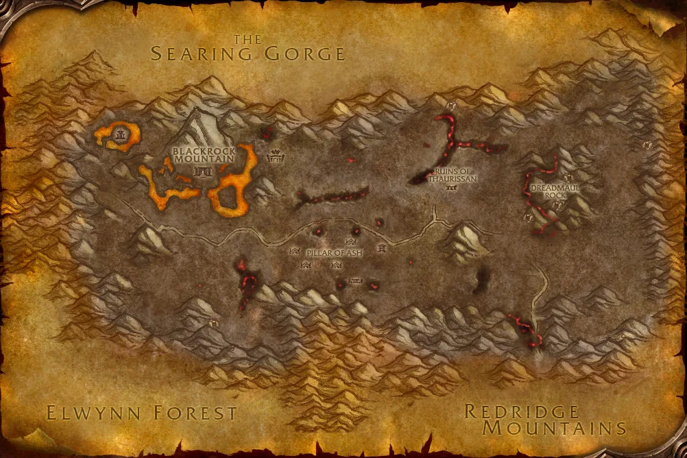 Burning Steppes map
