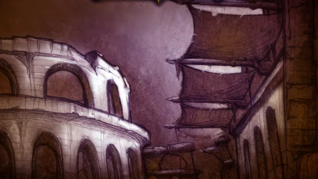 The ruined arches and towers of Eldre'Thalas
