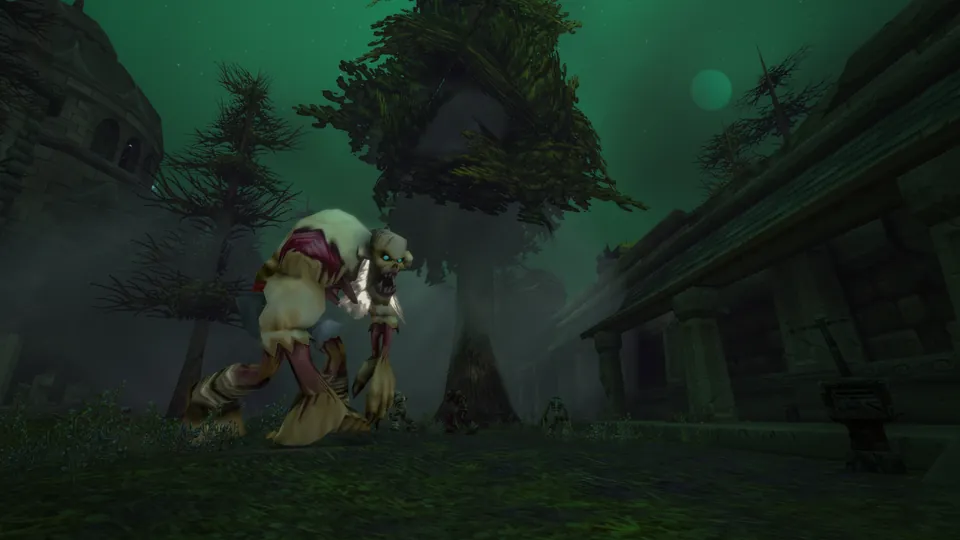 The broken courtyards of the Ruins of Lordaeron