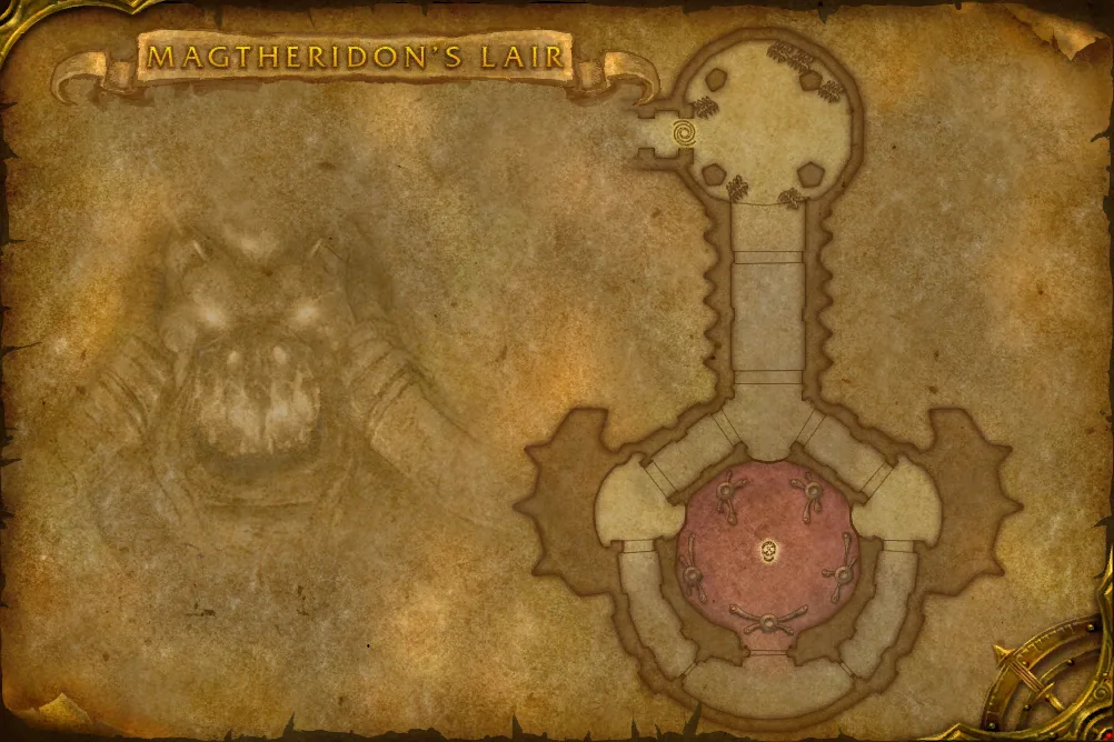 Magtheridon's Lair, interior map