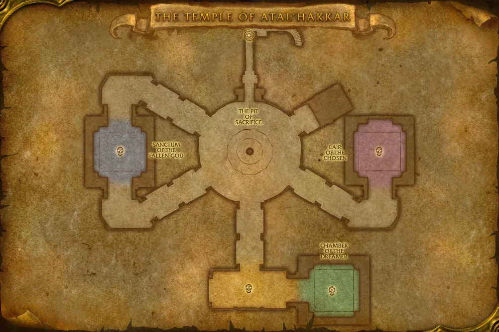 The Temple of Atal'Hakkar, interior map