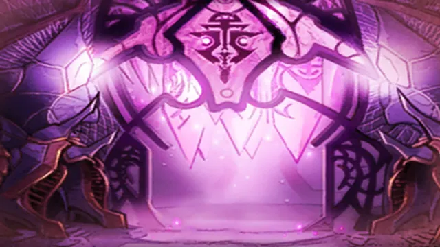 A glowing naaru chamber within Tempest Keep