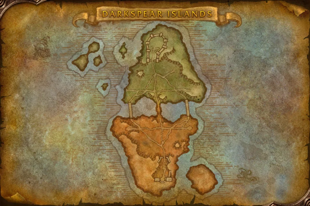 Map of Darkspear Islands