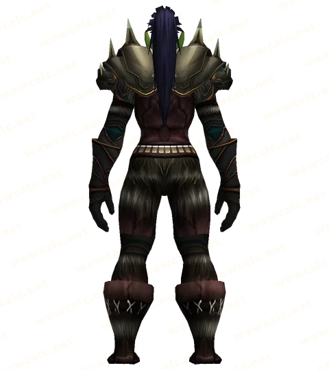 Bonescythe Armor, back view