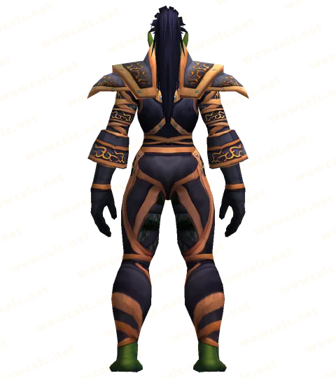 Stormshroud Armor, back view