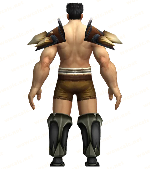 The Highlander's Resolve, back view