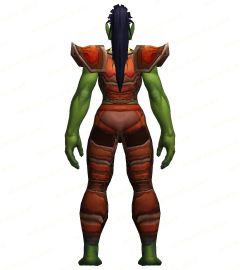 Volcanic Armor, back view