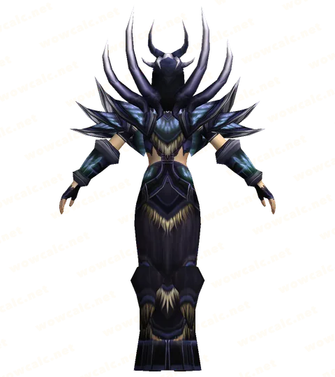 Warlord's Regalia, back view