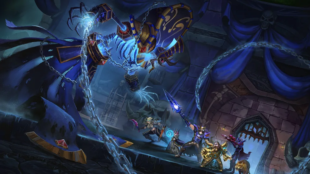 Original WoW Classic Naxxramas raid artwork; raid context for storing world buffs