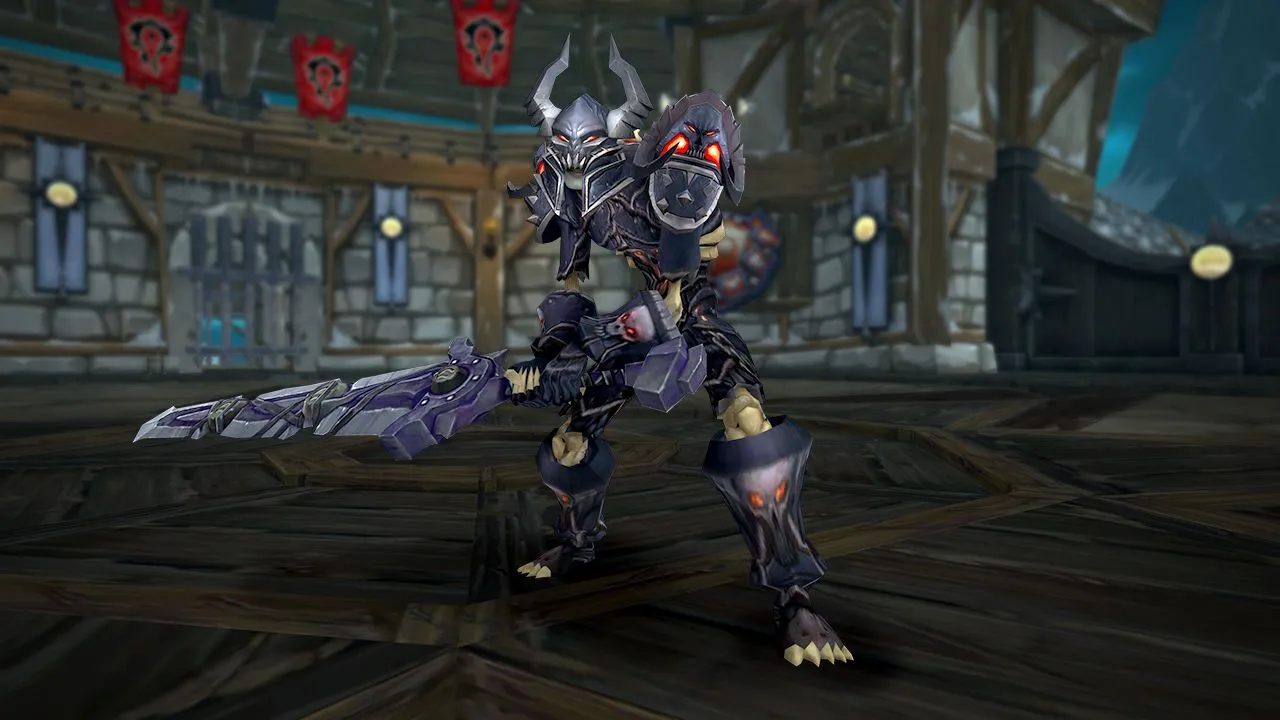 The Black Knight in the Trial of the Champion arena