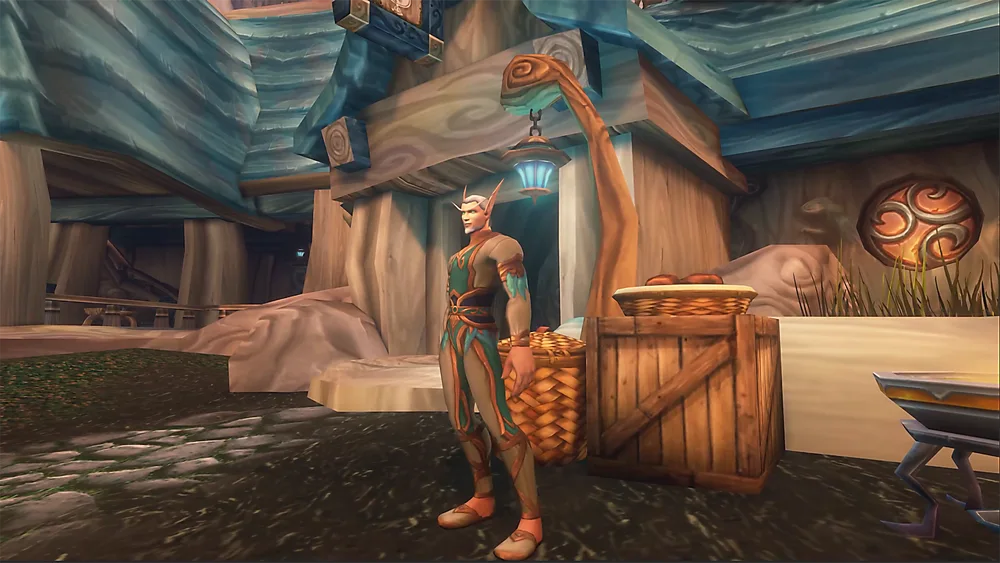 Skyborne settlement architecture on Zephras Isle